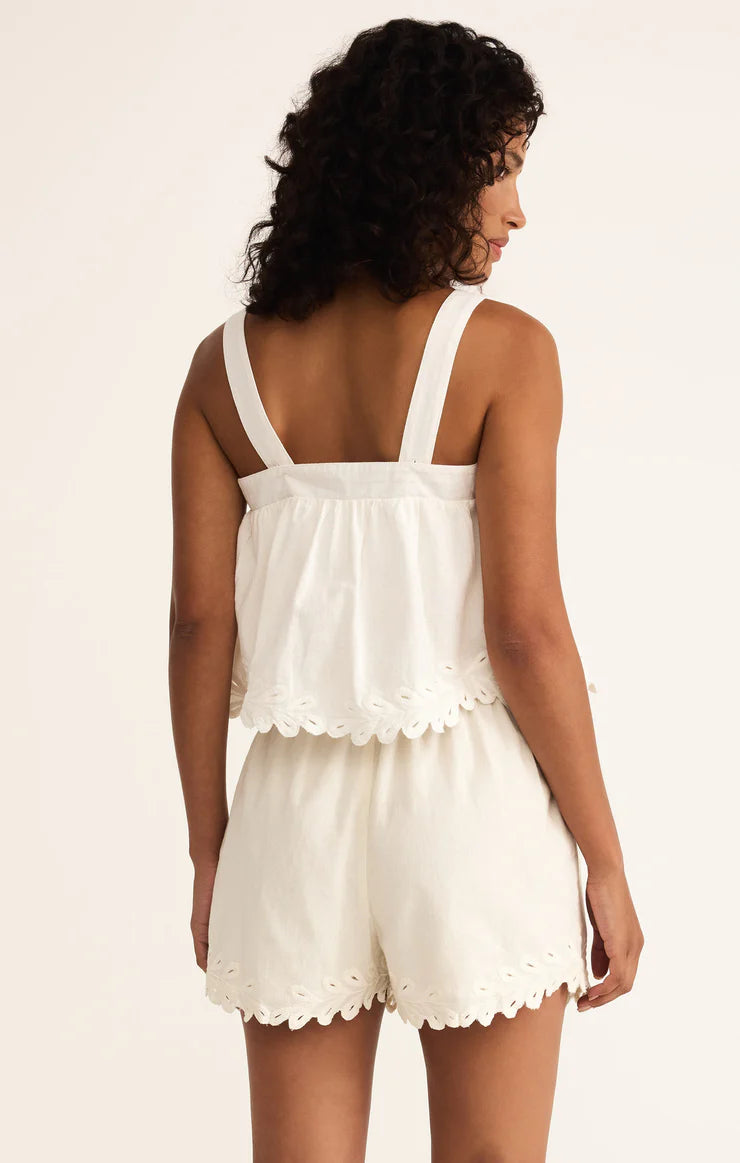 Annecy Embroidered Linen Tank | Z Supply