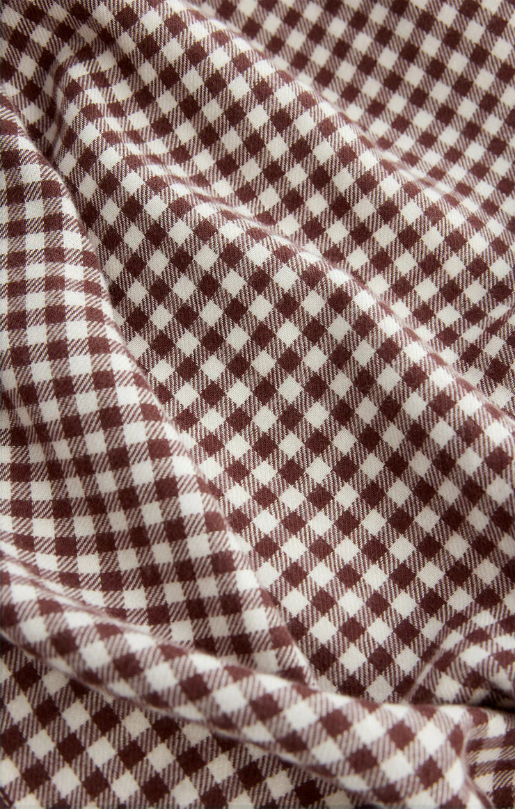 River Plaid Button-Up - Chocolate Cherry | Z Supply