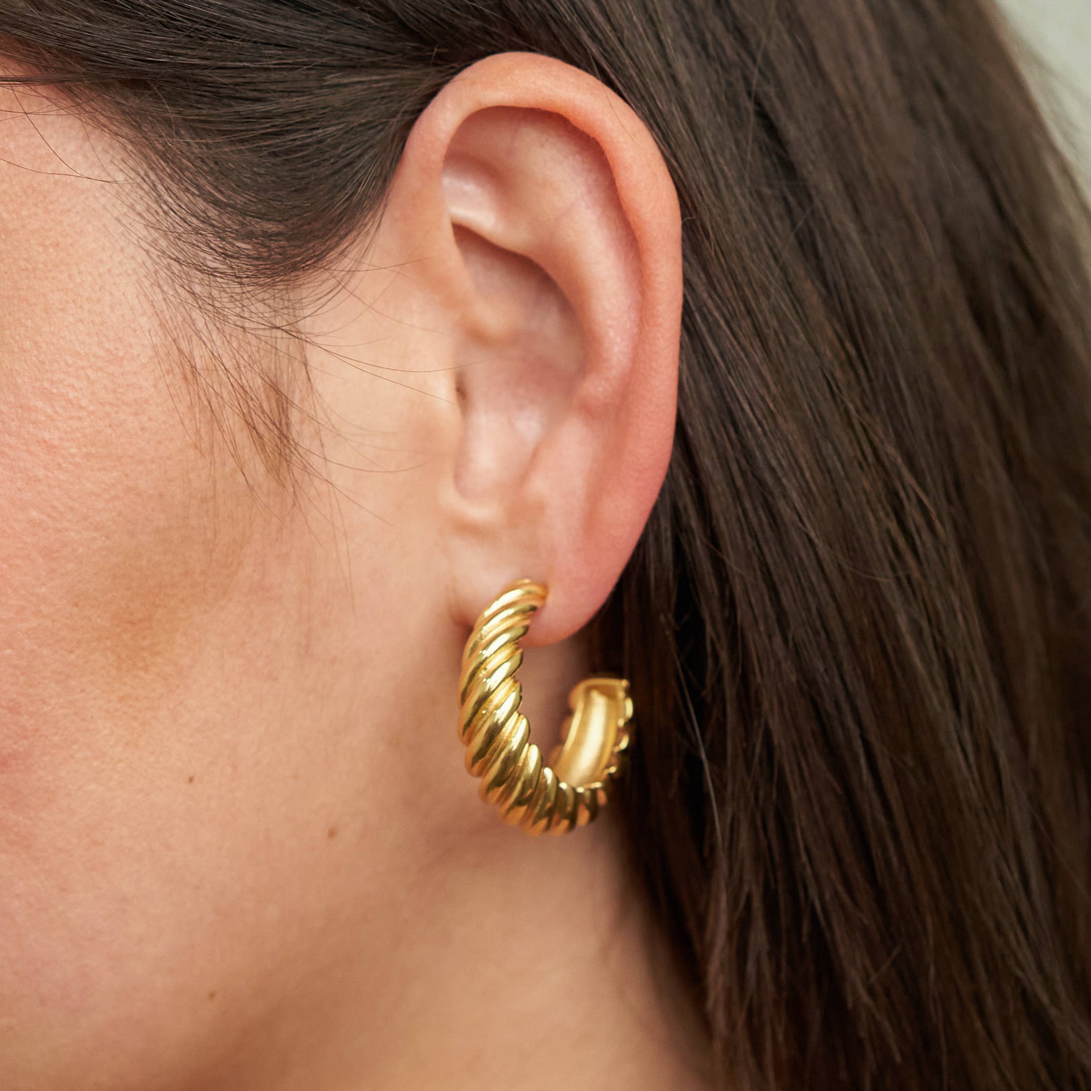 Braided Hoops Big | Brenda Grands