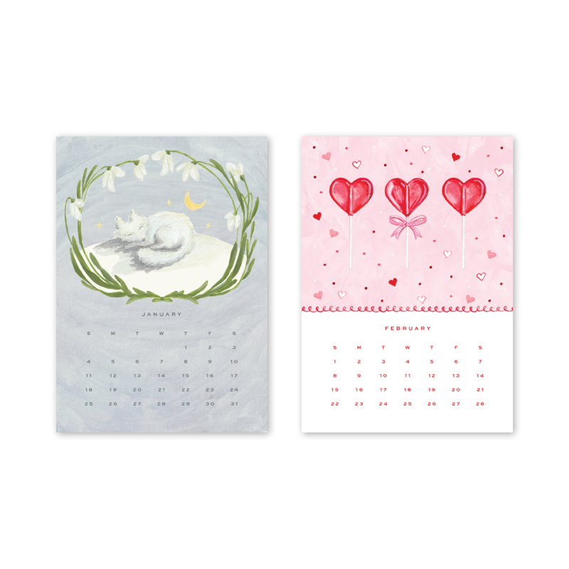 2026 Desktop Calendar Refill | Dogwood Hill