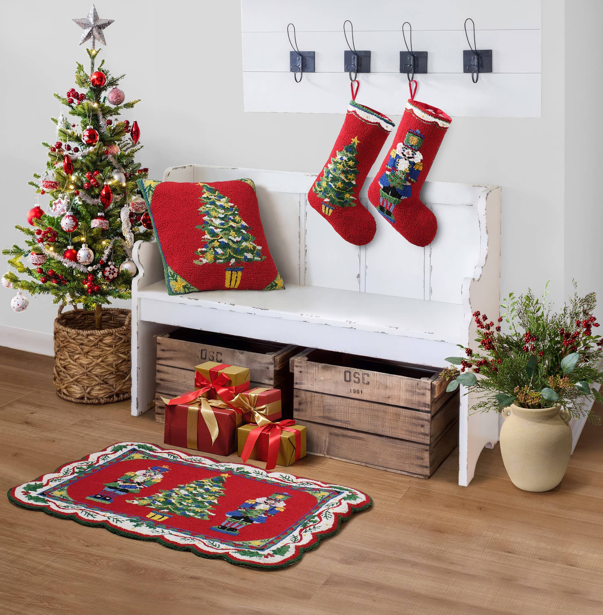 Christmas Tree Hook Stocking