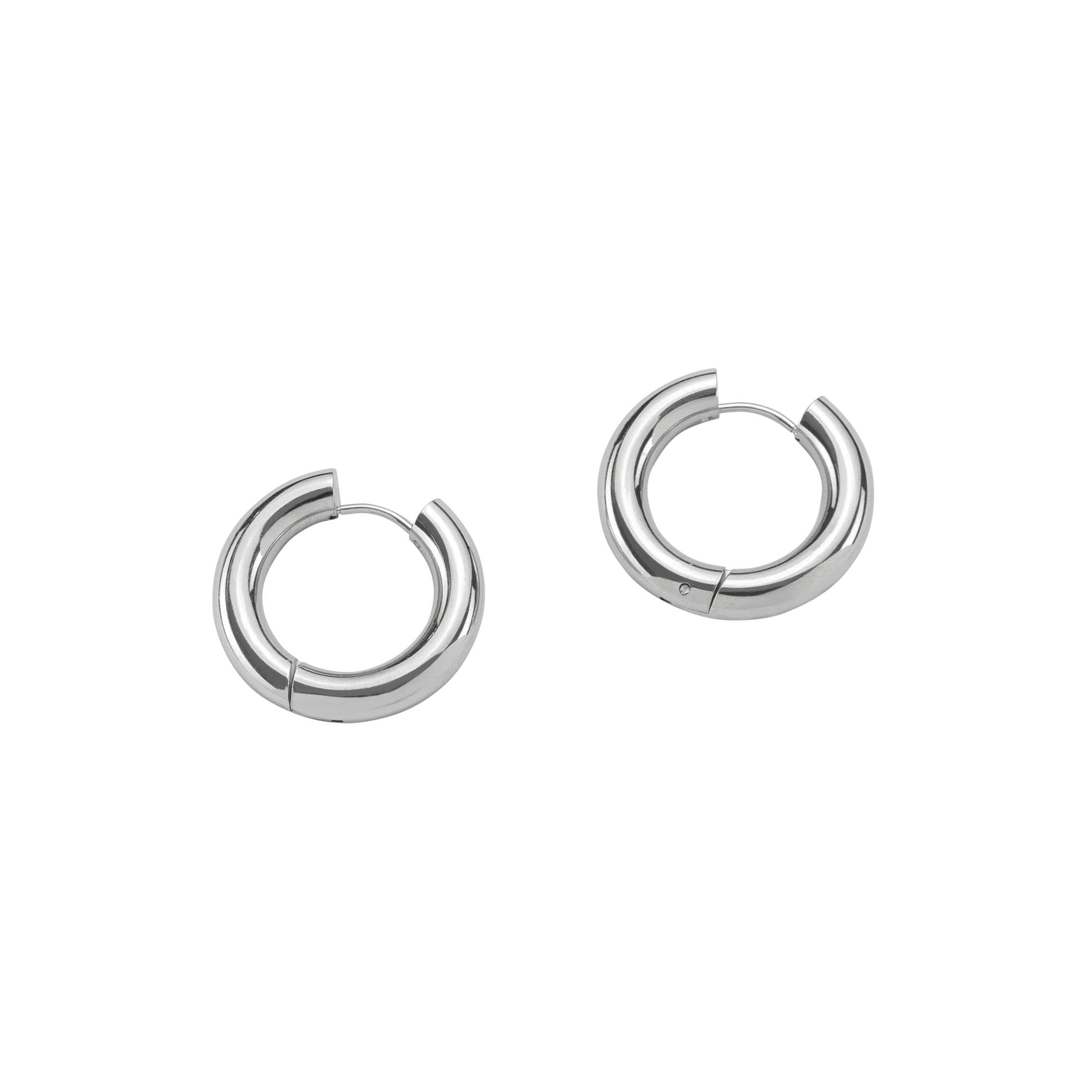 Candongas Medium Silver | Brenda Grands