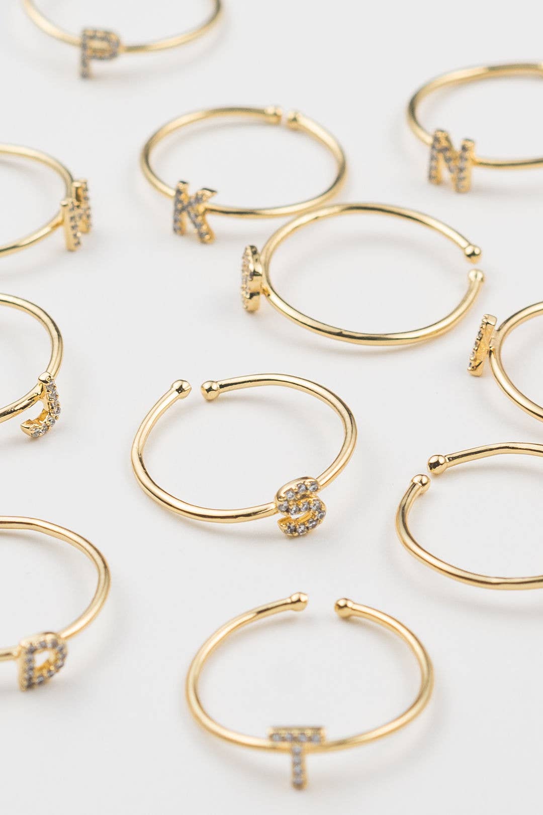 Shiny Initial Ring | Brenda Grands