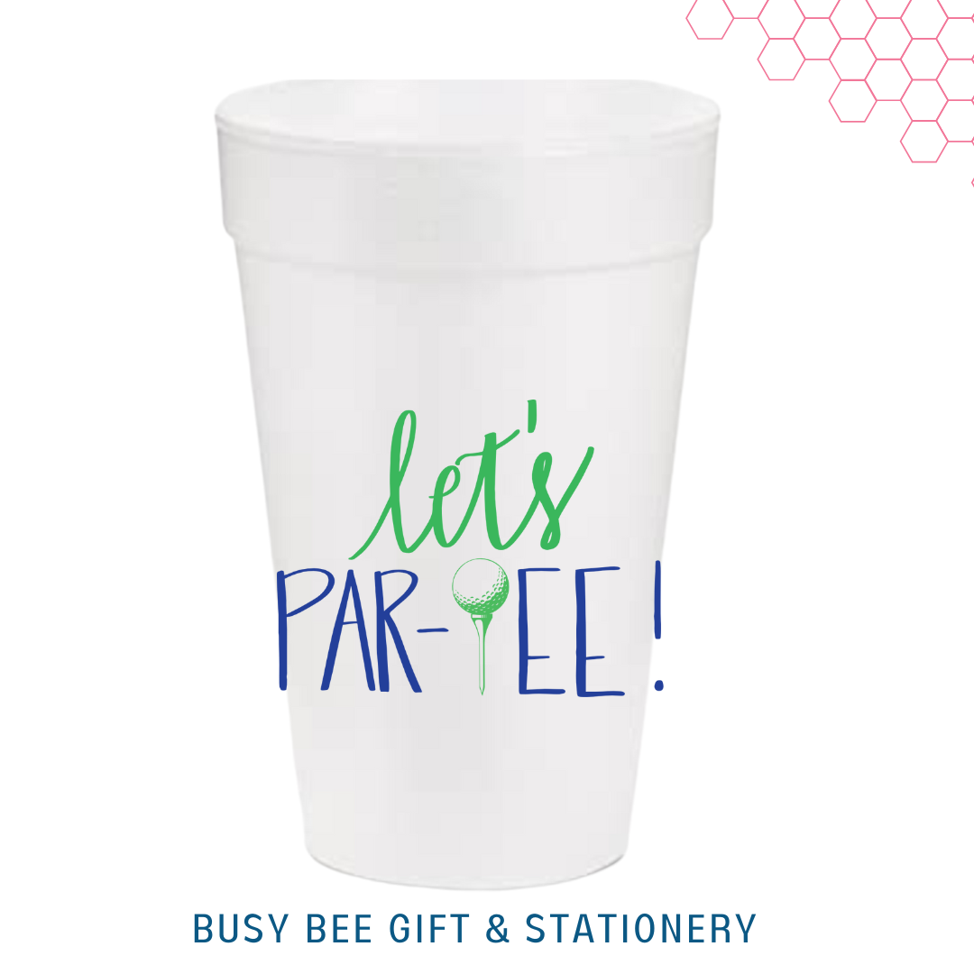 Let's ParTEE Golf Foam Cups Set of 10 SP24