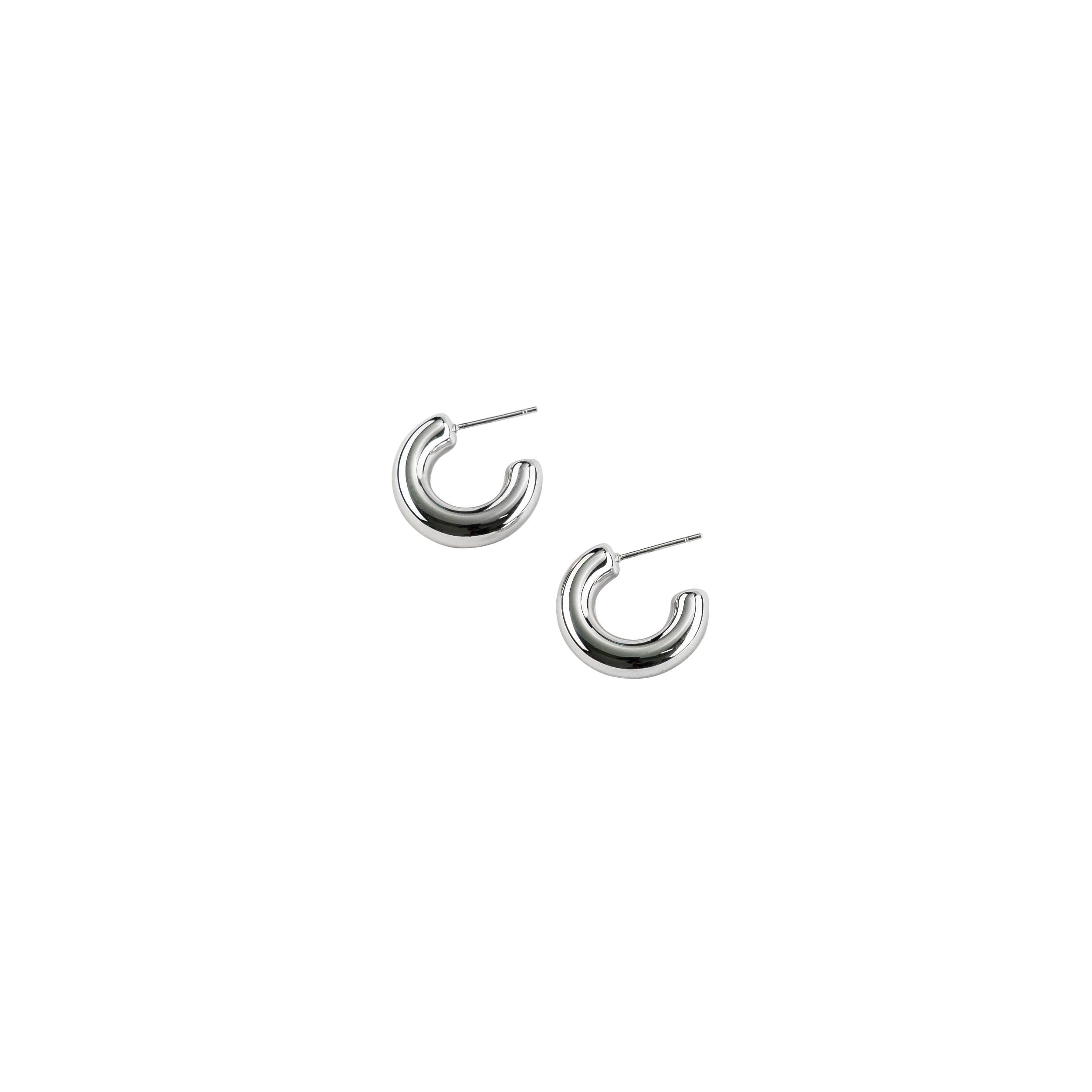 Silver Bubble Mini Hoops | Brenda Grands