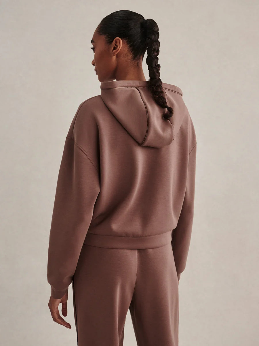 Jorgie Zip-Through Hoodie - Coffee Quartz | Varley
