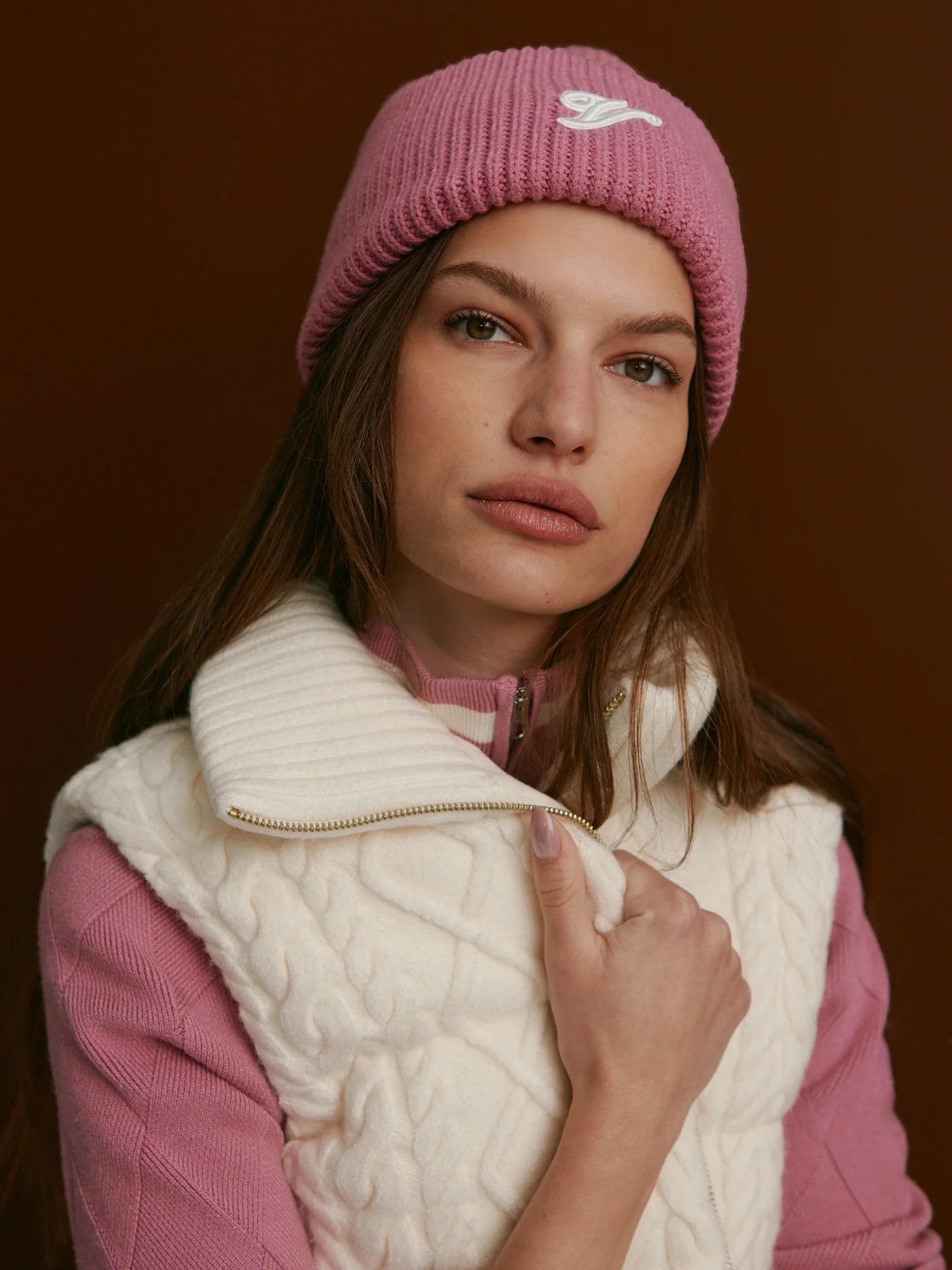 Irina Cable Knit Gilet | Varley