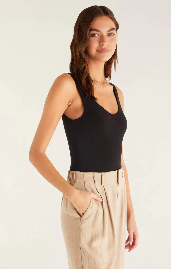 Highland Black Bodysuit | Z Supply