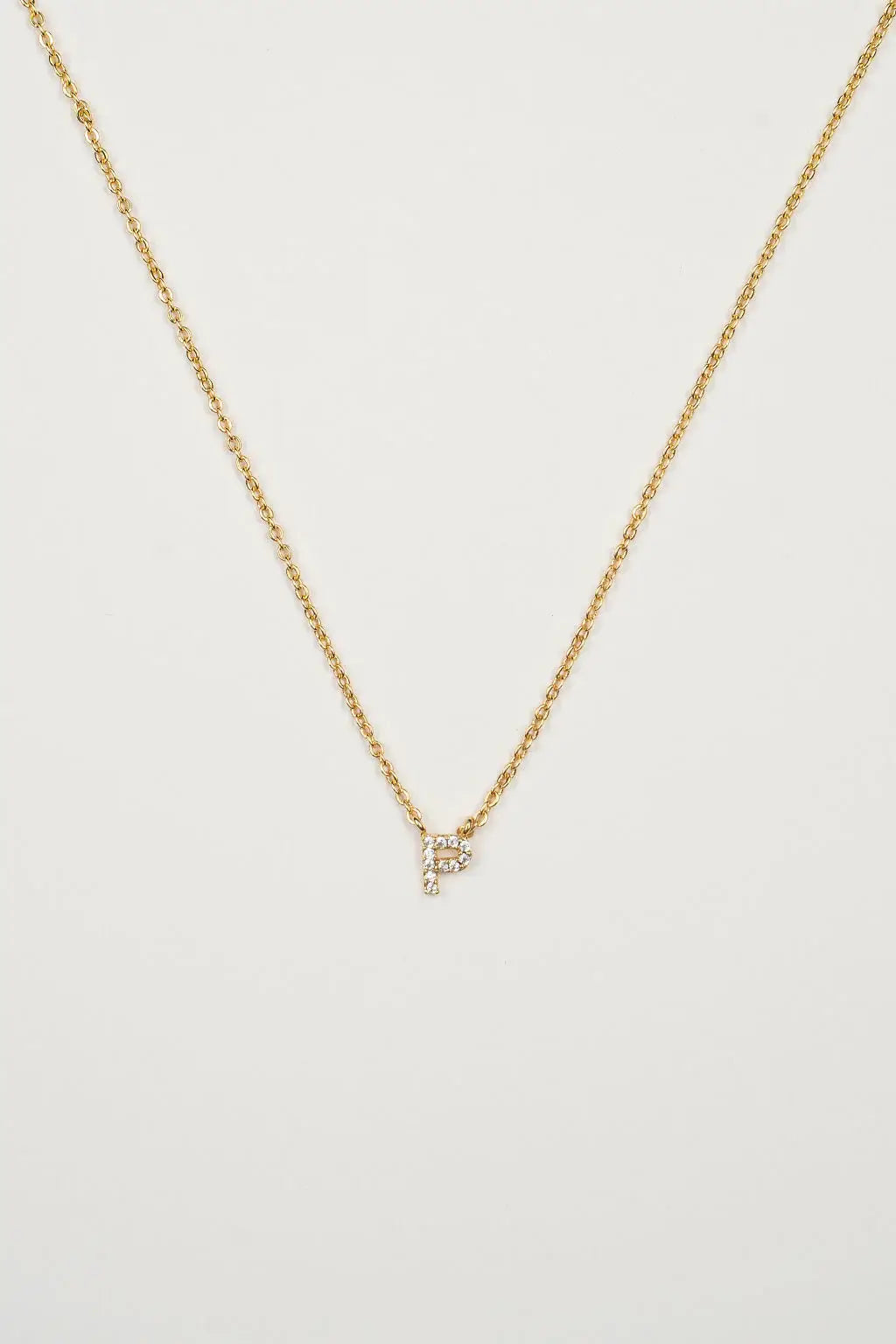 Shiny Initial Necklace