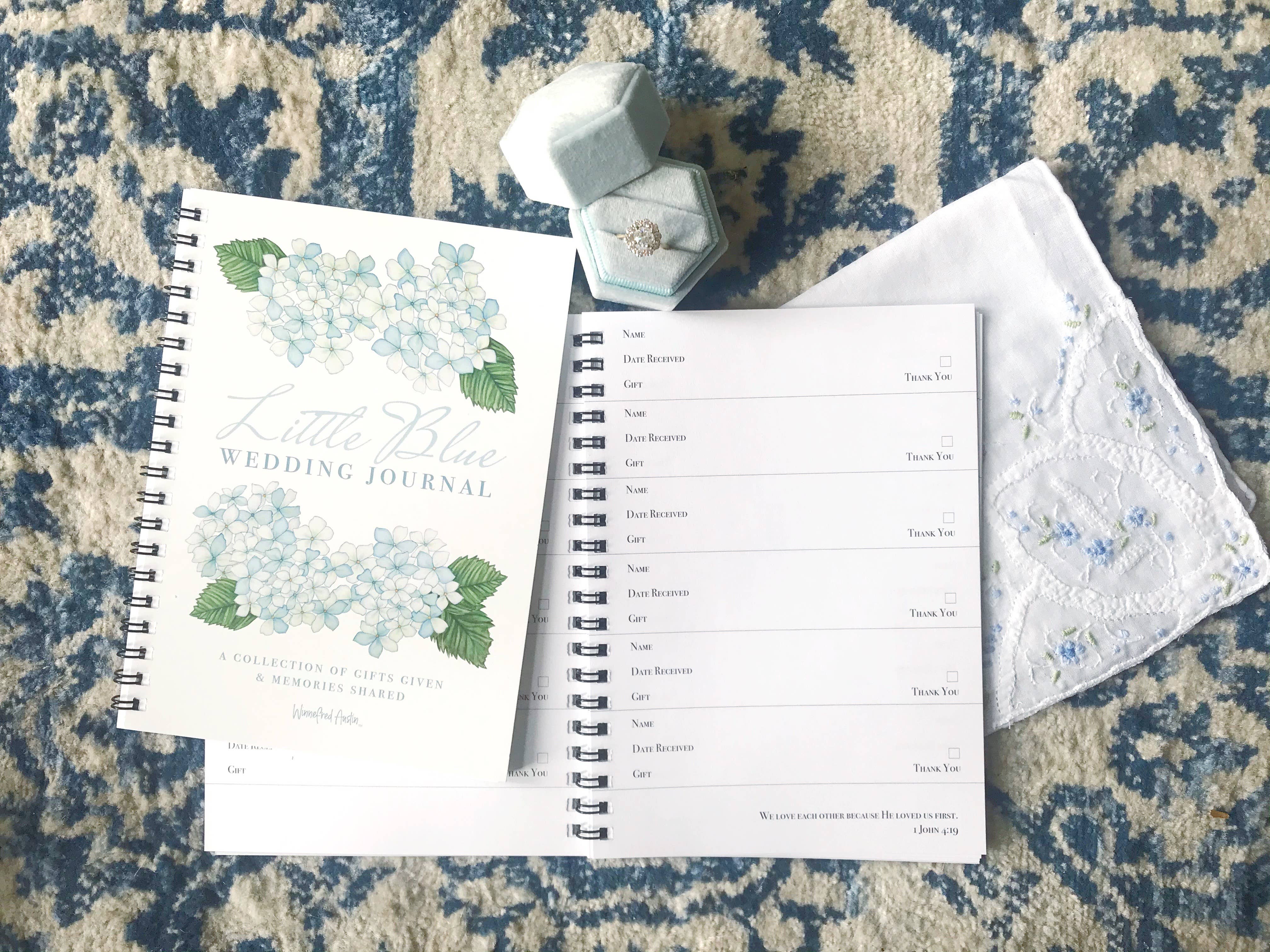 Little Blue Wedding Journal