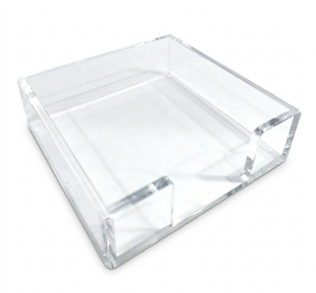 Acrylic Coaster Set with Holder