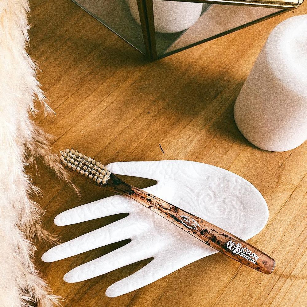 Natural Bristle Toothbrush - Medium Tortoise | C.O. Bigelow