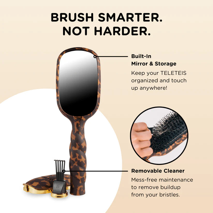 Boar Bristle Hair Brush | Teleties