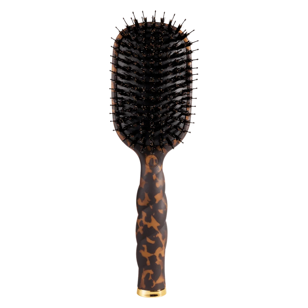 Boar Bristle Hair Brush - Tortoise | Teleties