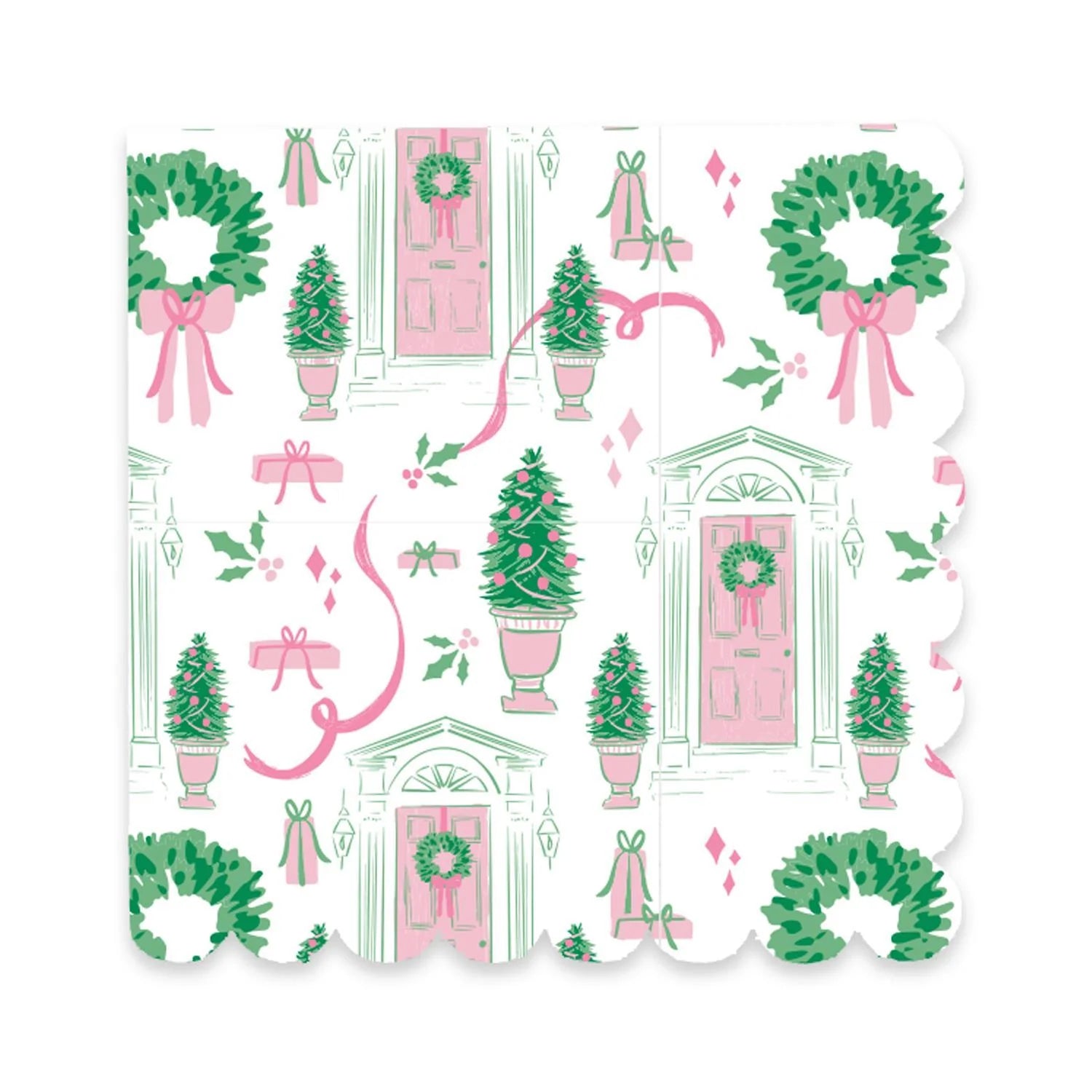 Cocktail Napkins - Home For Christmas | Mary Square