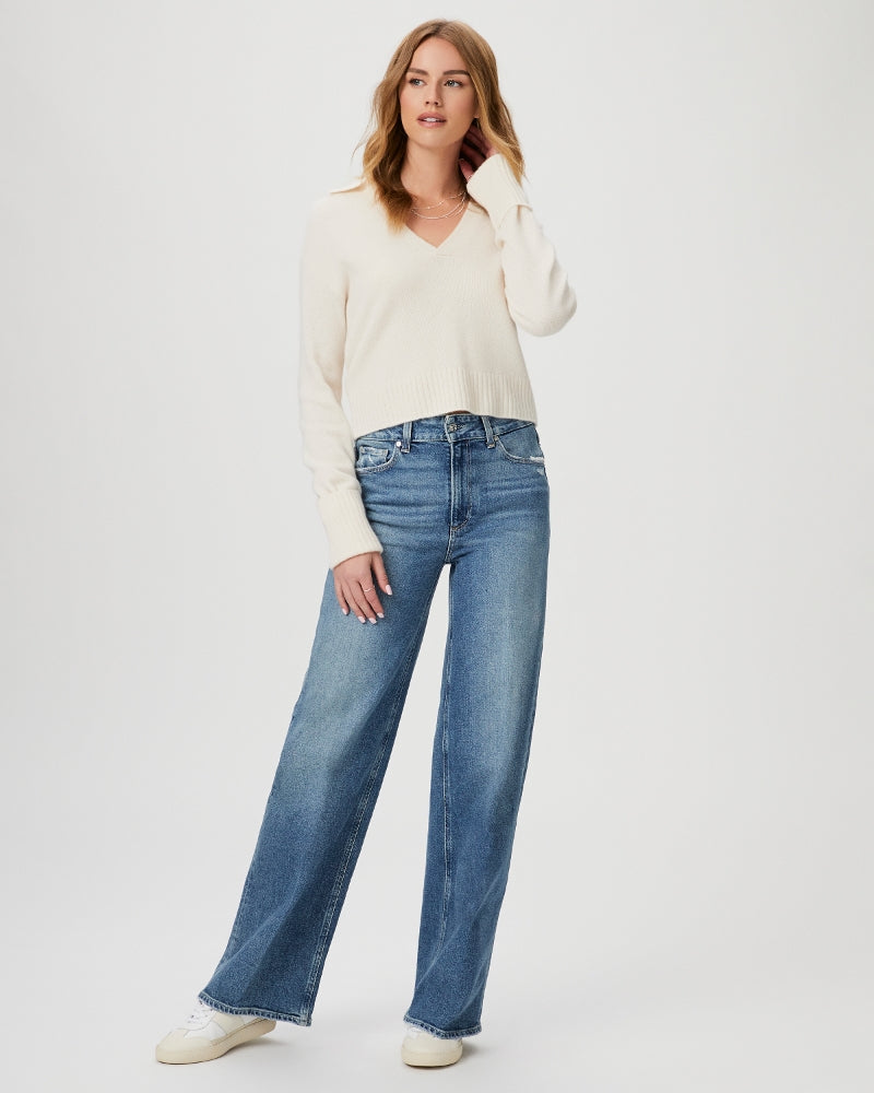 Sasha - Storybook Distressed 32" Jeans | PAIGE