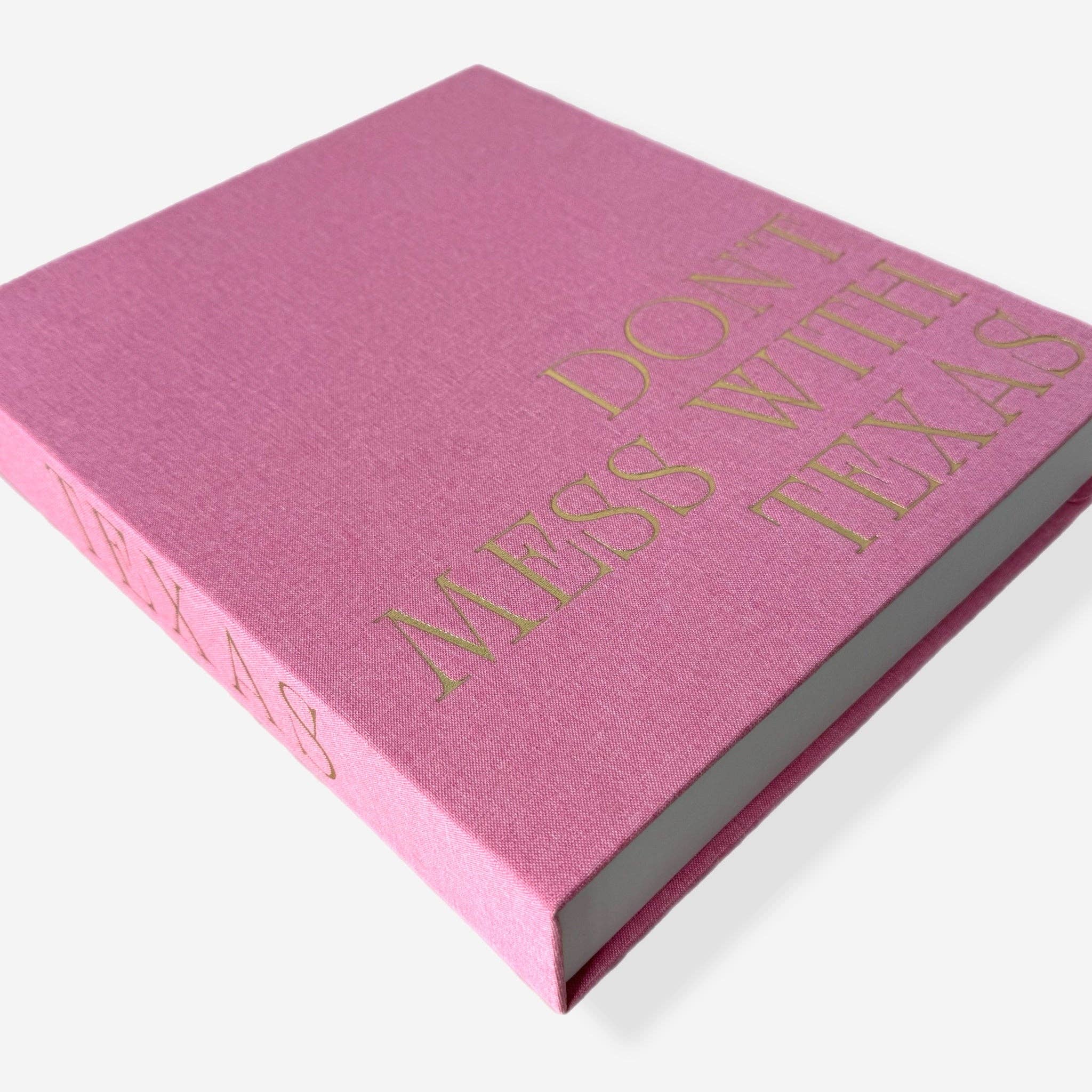 Don't Mess With Texas Pink Keepsake Book Box