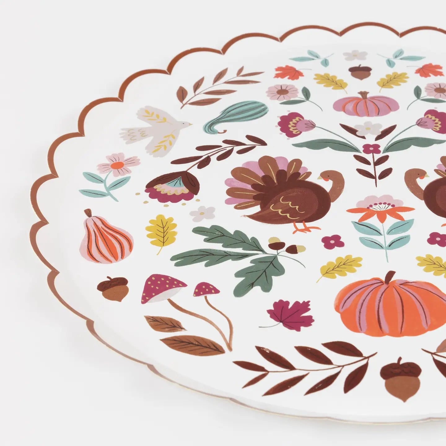 Folk Fall Dinner Plates | Meri Meri