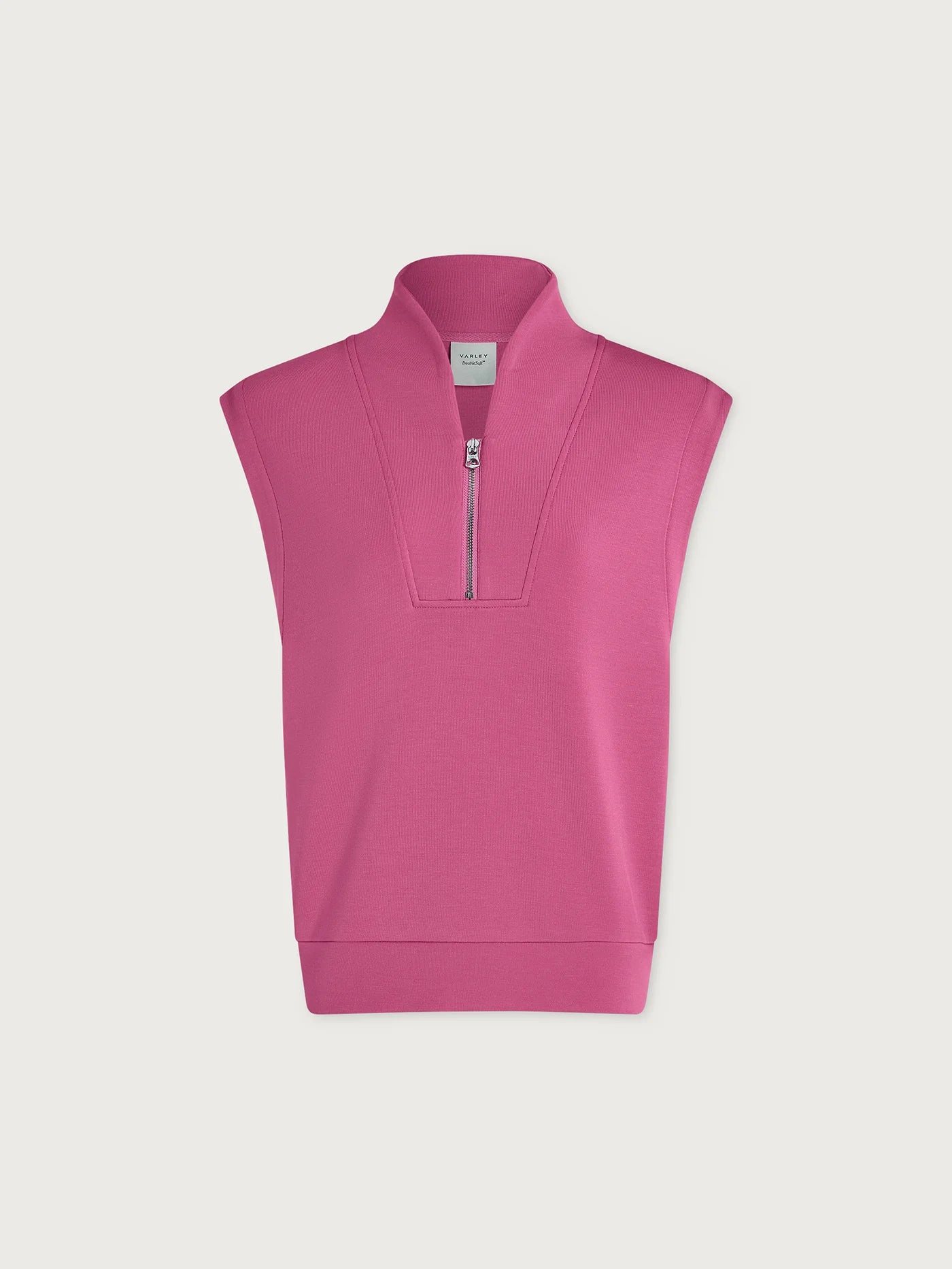 Loretta Half-Zip Sleeveless Sweat - Iris Rose | Varley