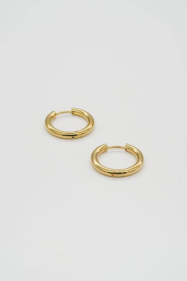 Gold Hoops Mini | Brenda Grands