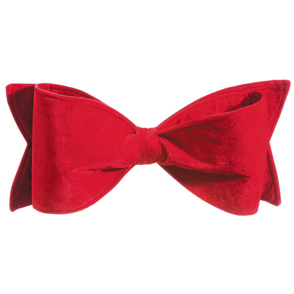 Velvet Bow Ornament (8"Wx20"L)