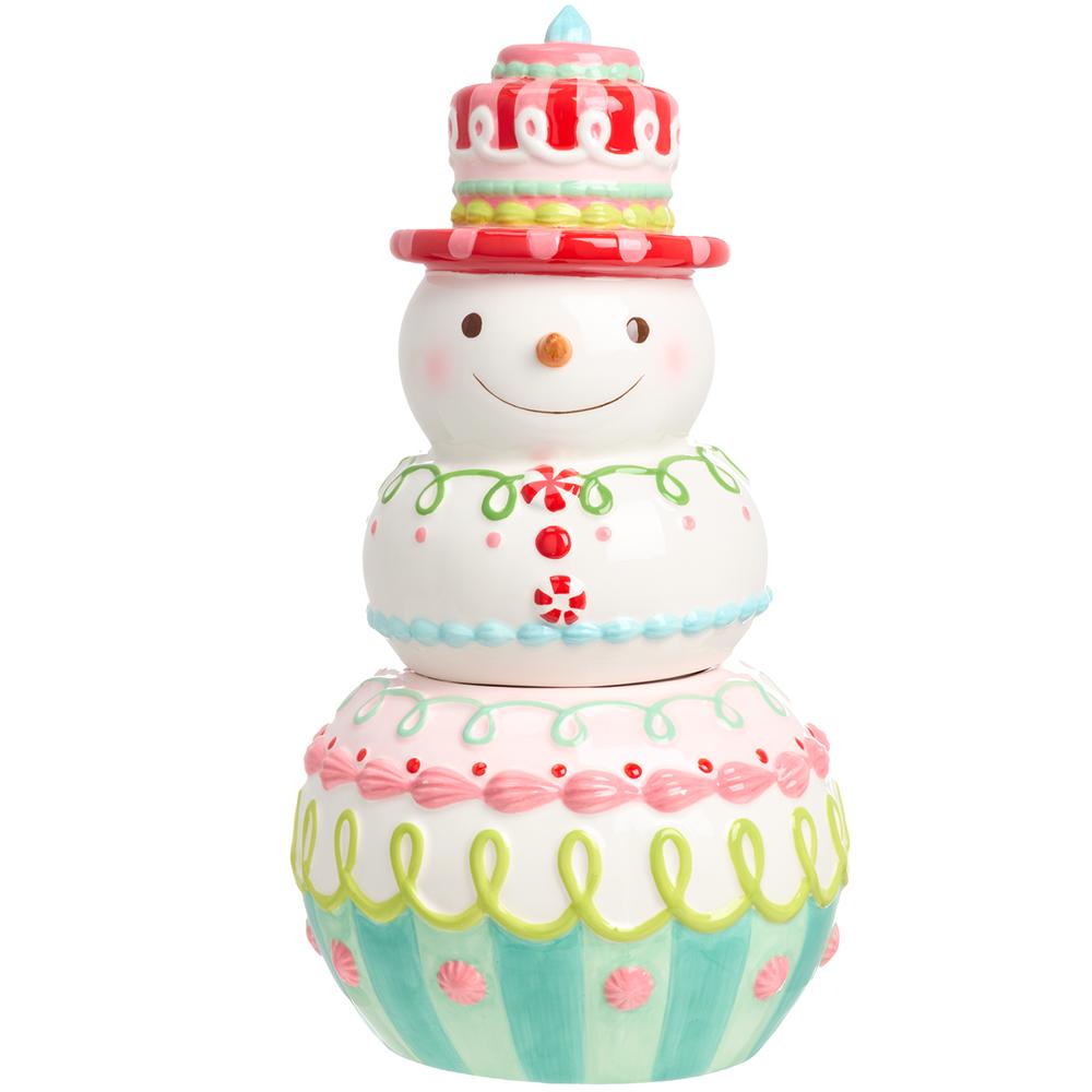 13.5" Snowman Candy Jar