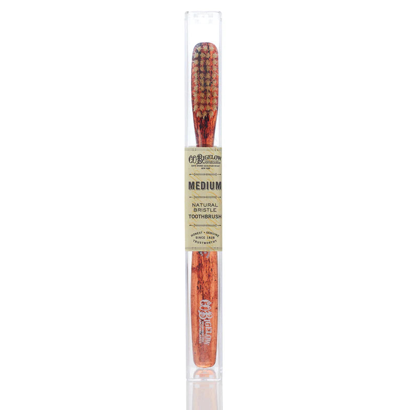 Natural Bristle Toothbrush - Medium Tortoise | C.O. Bigelow