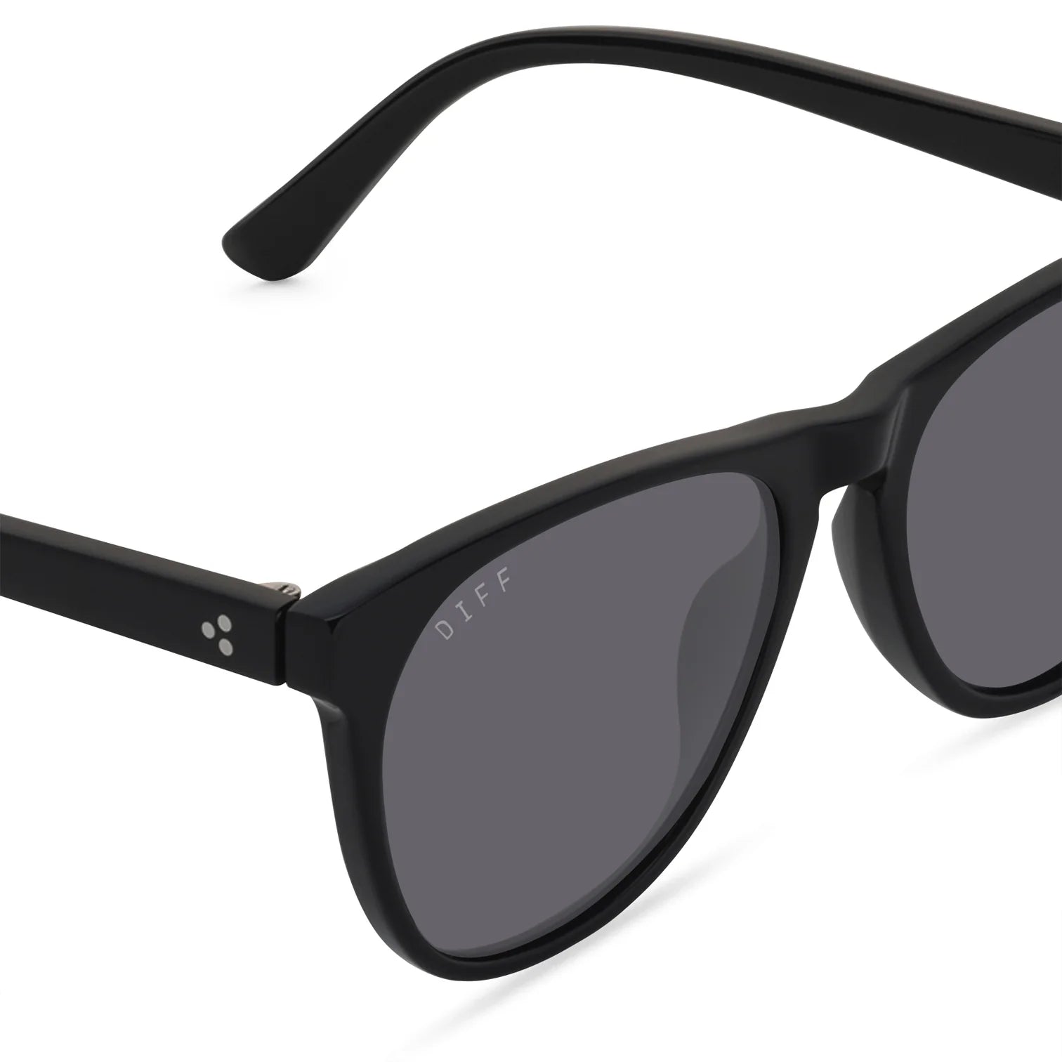 Darren Black Grey | DIFF Sunglasses