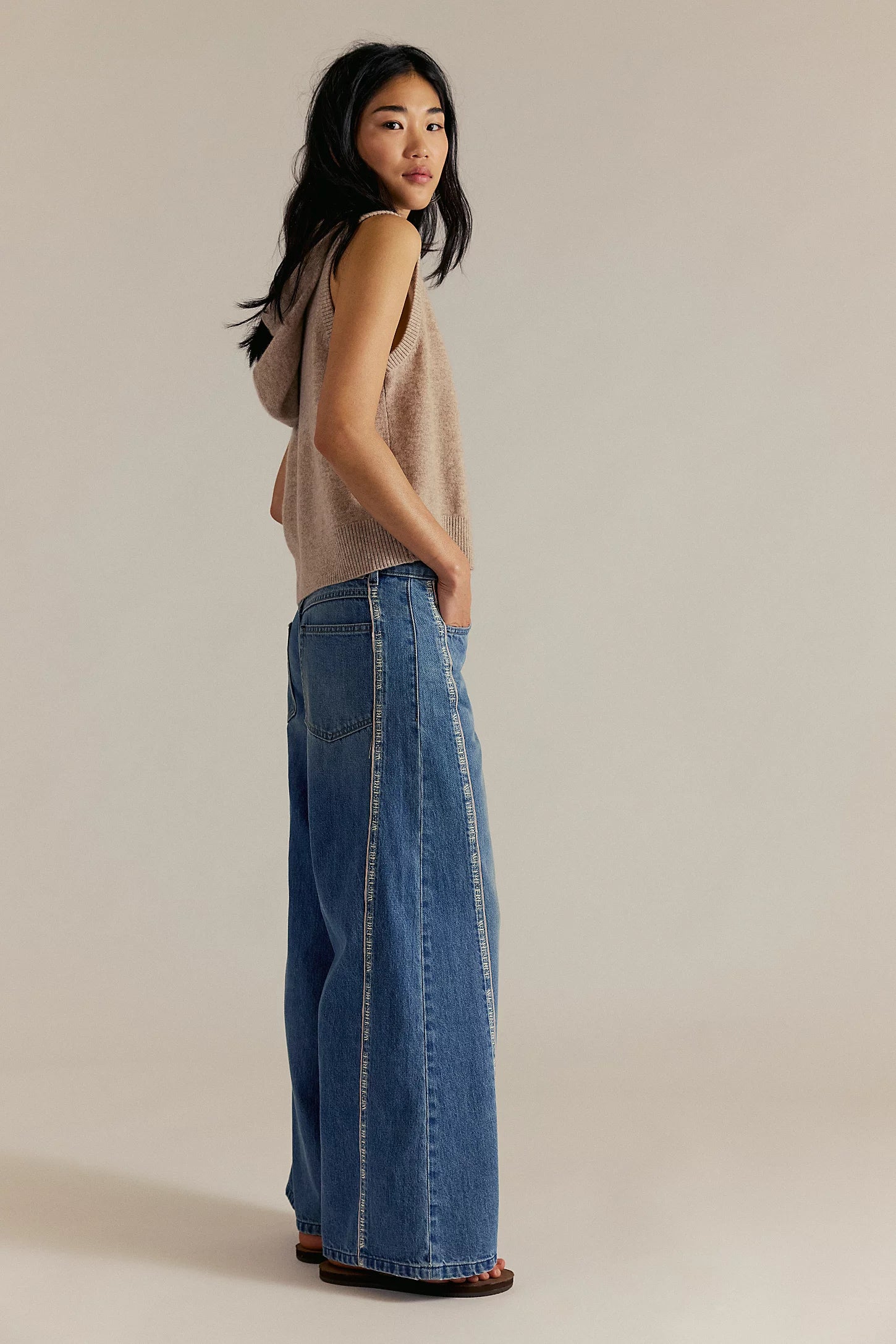 On the Edge Wide Leg | Free People