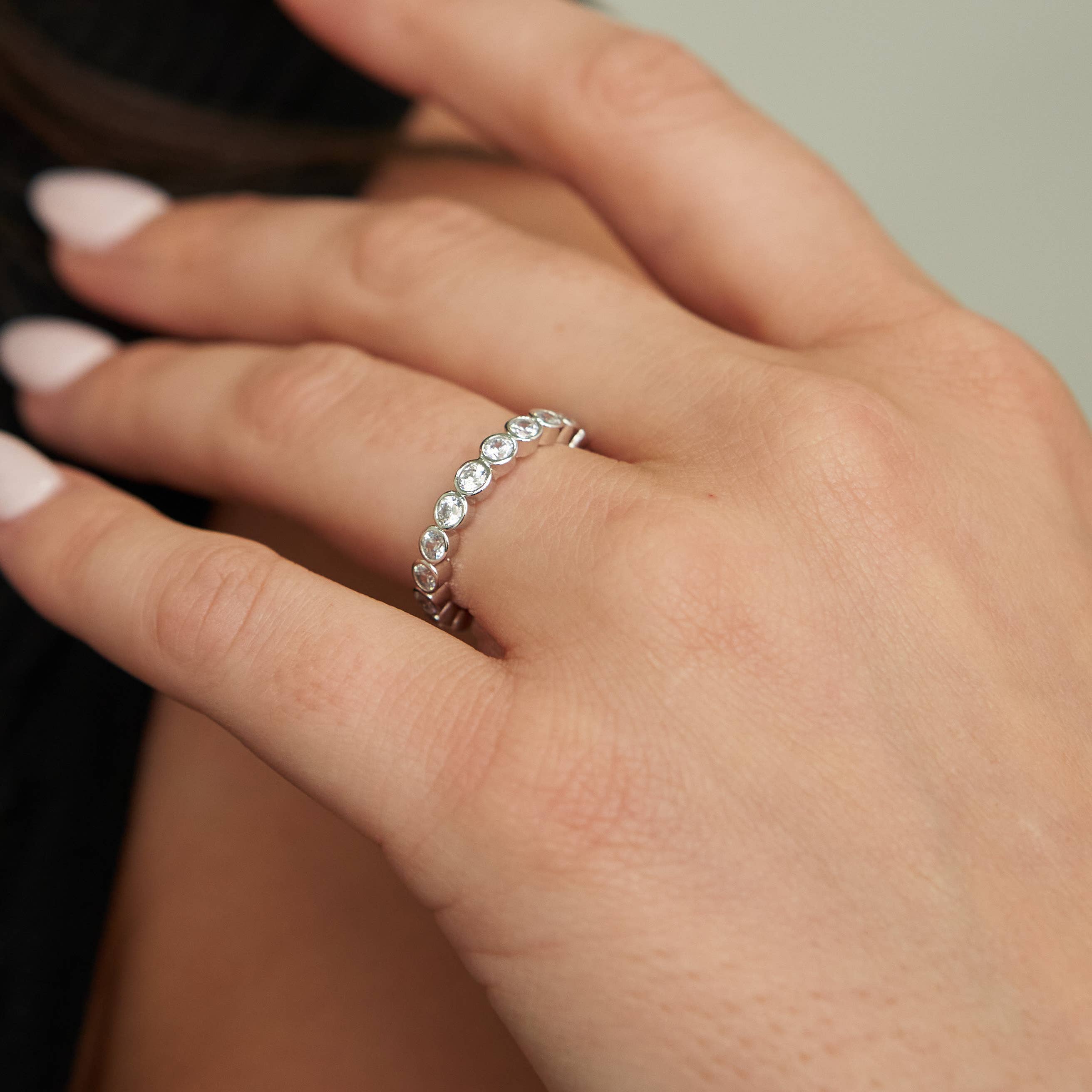 Silver Tennis Ring | Brenda Grands