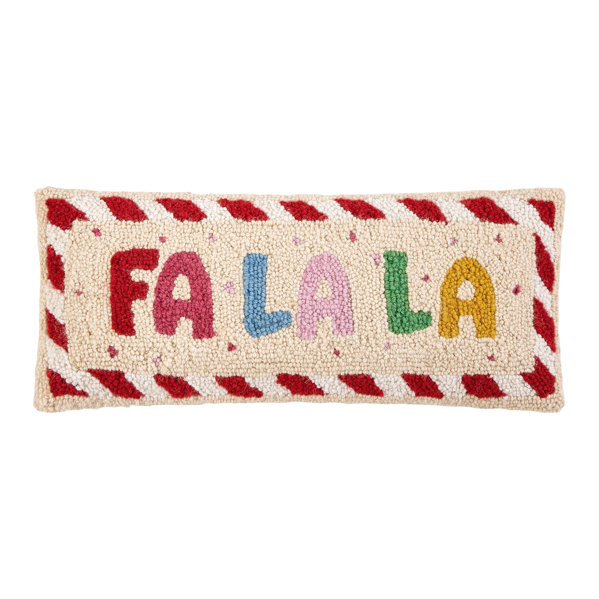 Fa La La Candy Hook Pillow