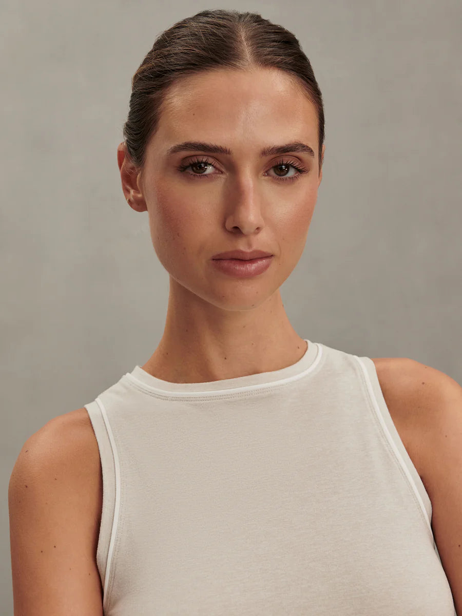 Lettie Tank - Pebble Marl | Varley