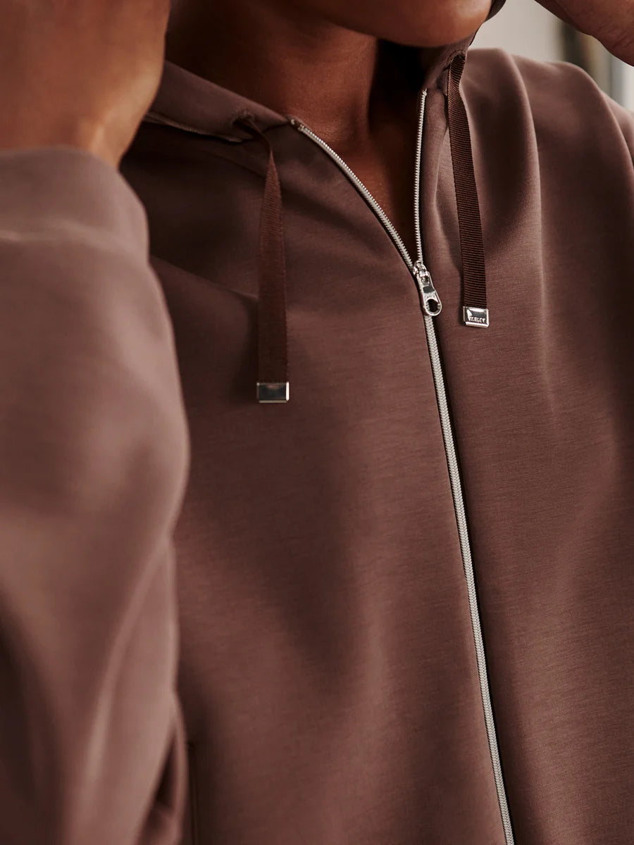 Jorgie Zip-Through Hoodie - Coffee Quartz | Varley