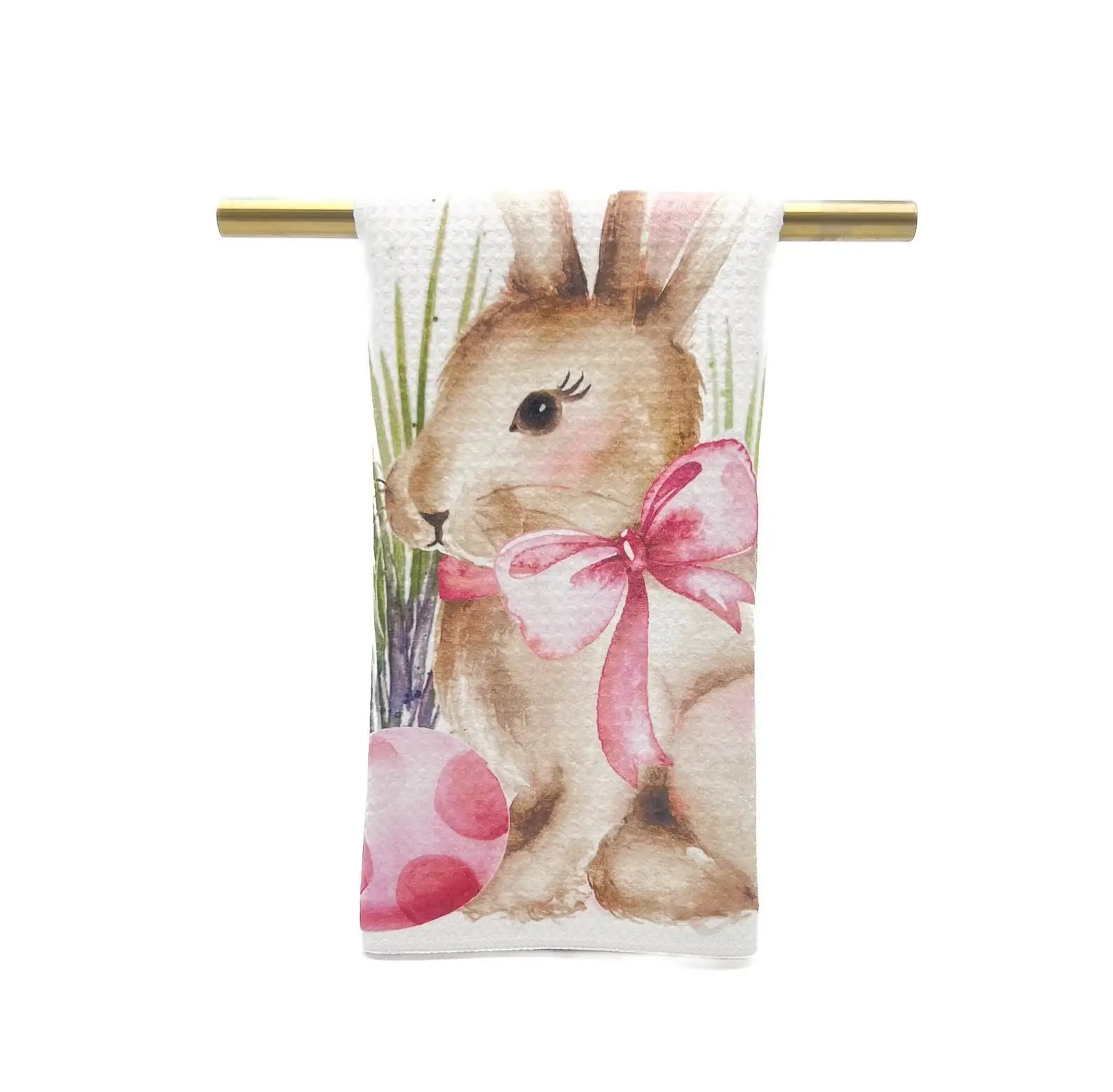 Egg Bunny Tea Towel