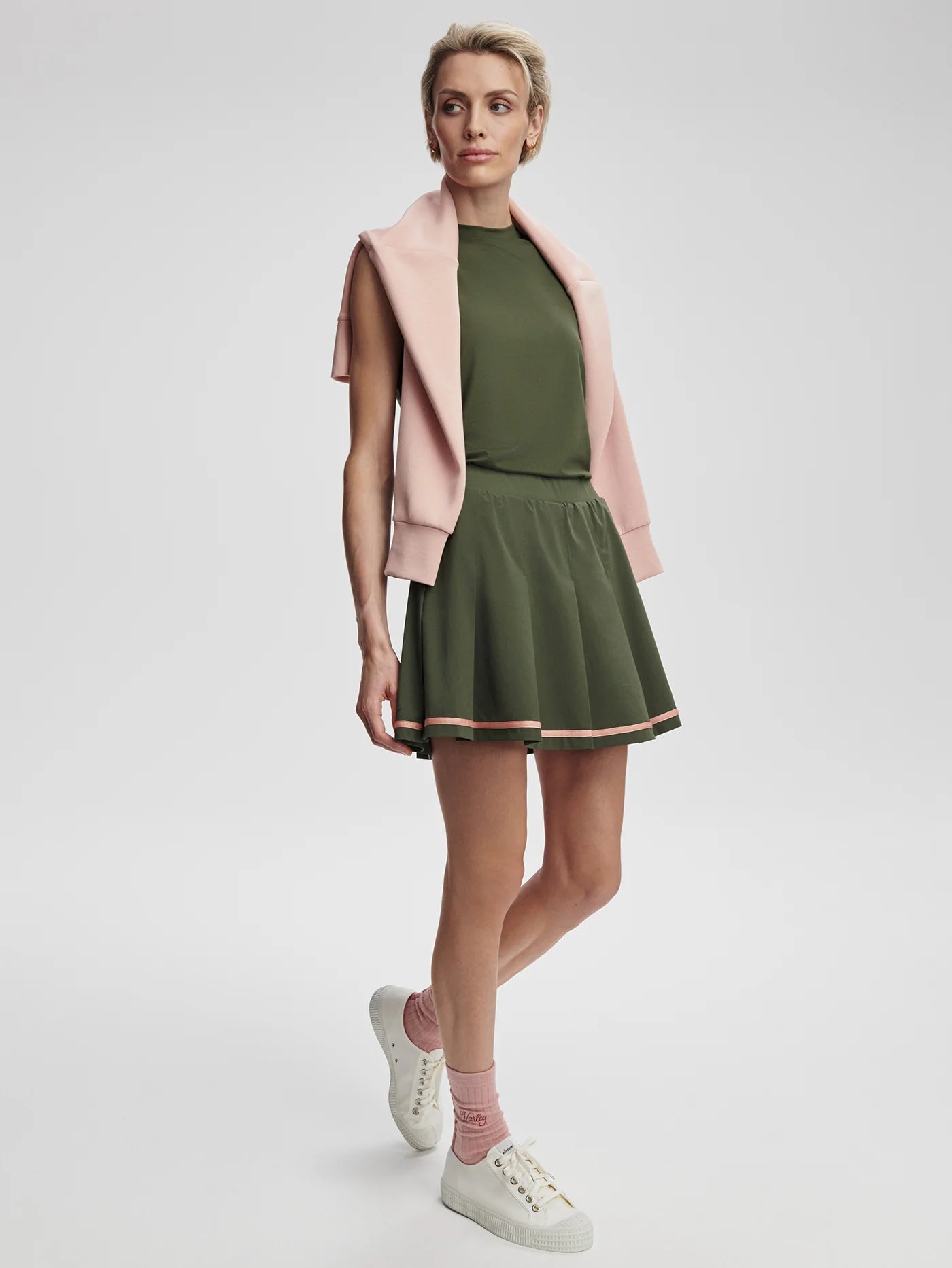 Clarendon 2.0 High Rise Skort (16") - Deep Ivy | Varley