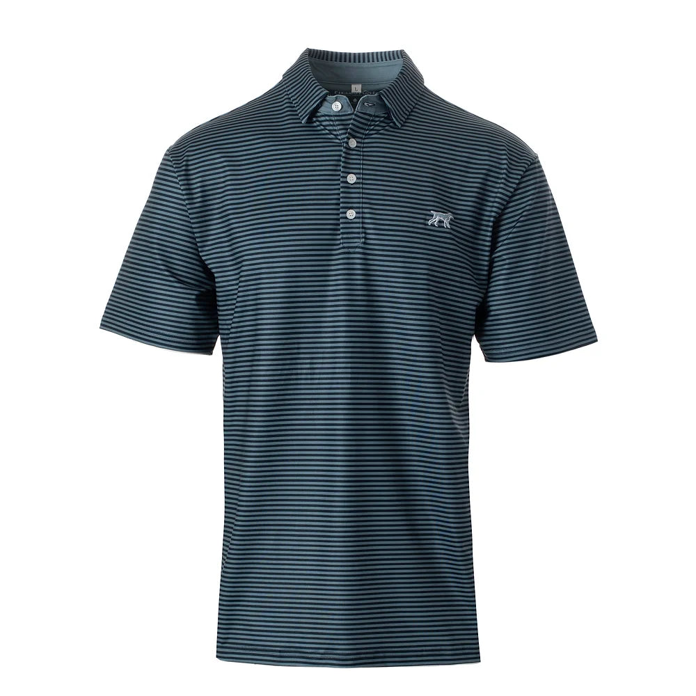 Navy/Slate Signature Performance Polo | Fieldstone