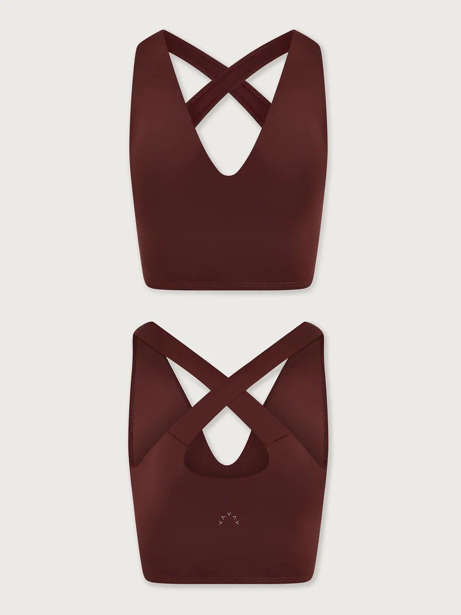 Always Burke Cropped Tank - Mahogany | Varley
