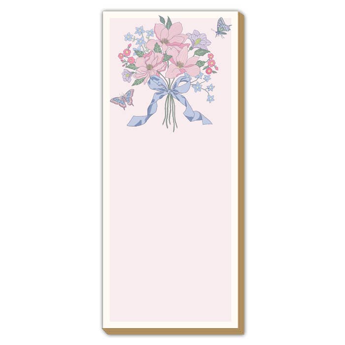 Blush Bouquet on Blush - Luxe Skinny Pad - Rosannebeck X Caitlin Wilson