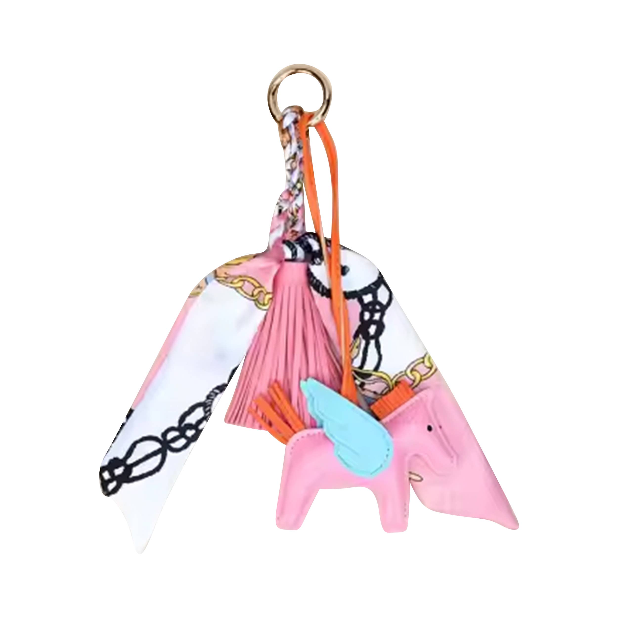 Horse Charm w/ Scarf Bag Charm