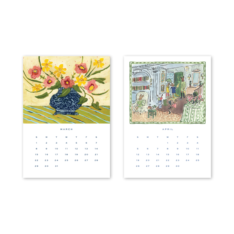 2026 Desktop Calendar Refill | Dogwood Hill