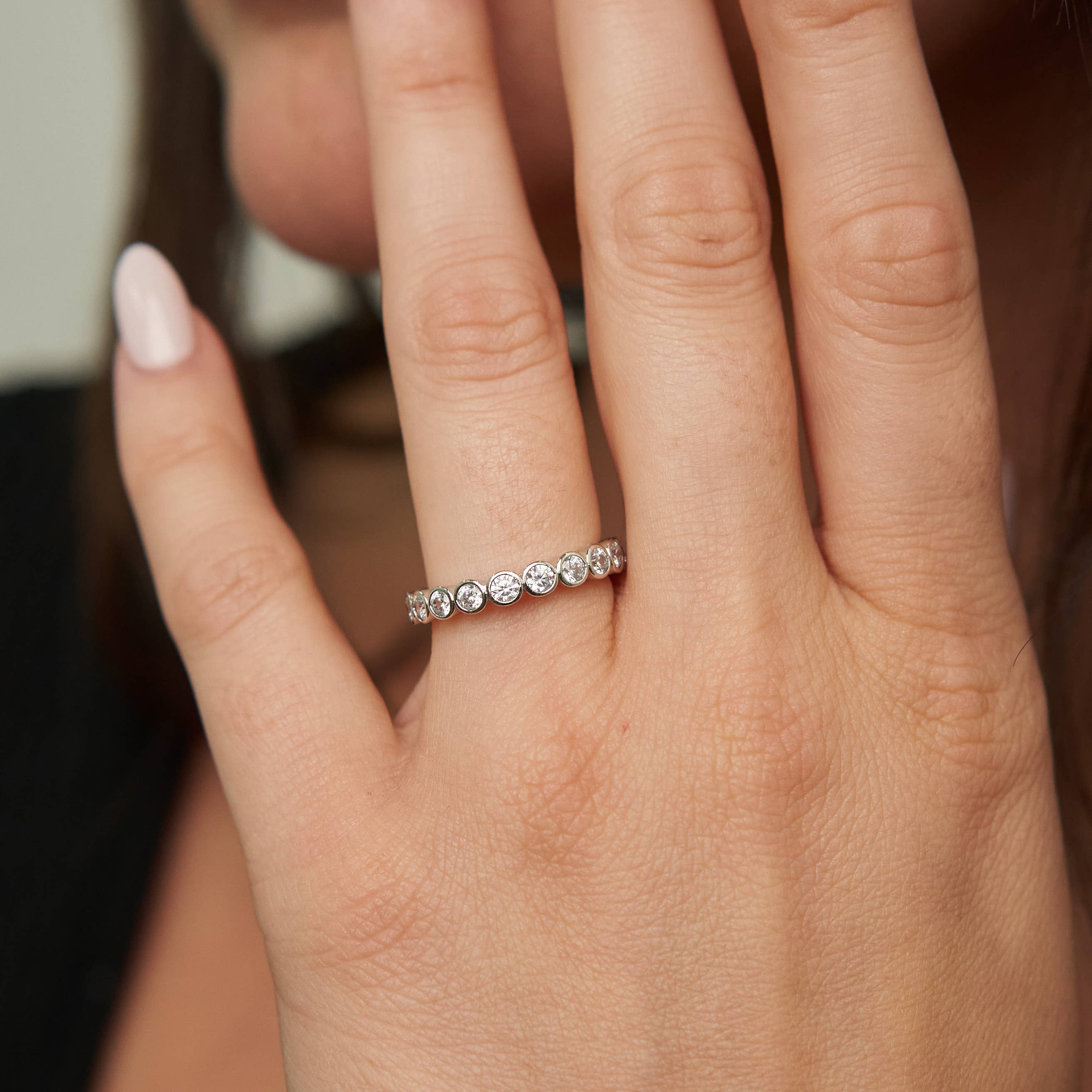 Silver Tennis Ring | Brenda Grands