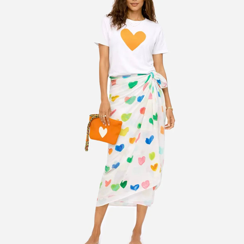 Tiny Drops of Love Sarong - Multi | Kerri Rosenthal