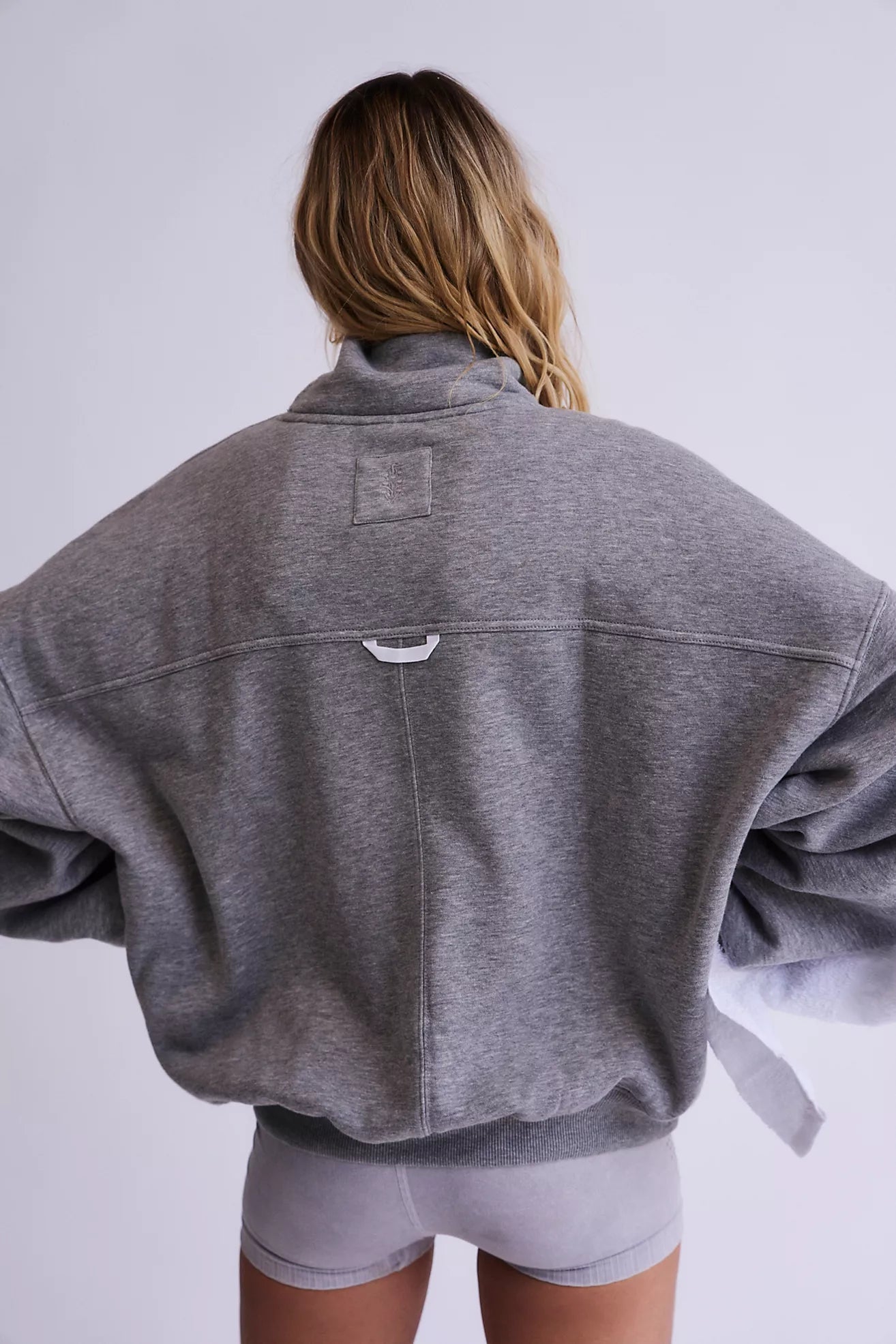 On Your Mark Logo Mock Neck Pullover | FP Movement
