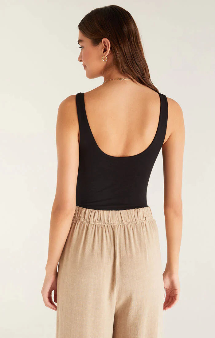 Highland Black Bodysuit | Z Supply