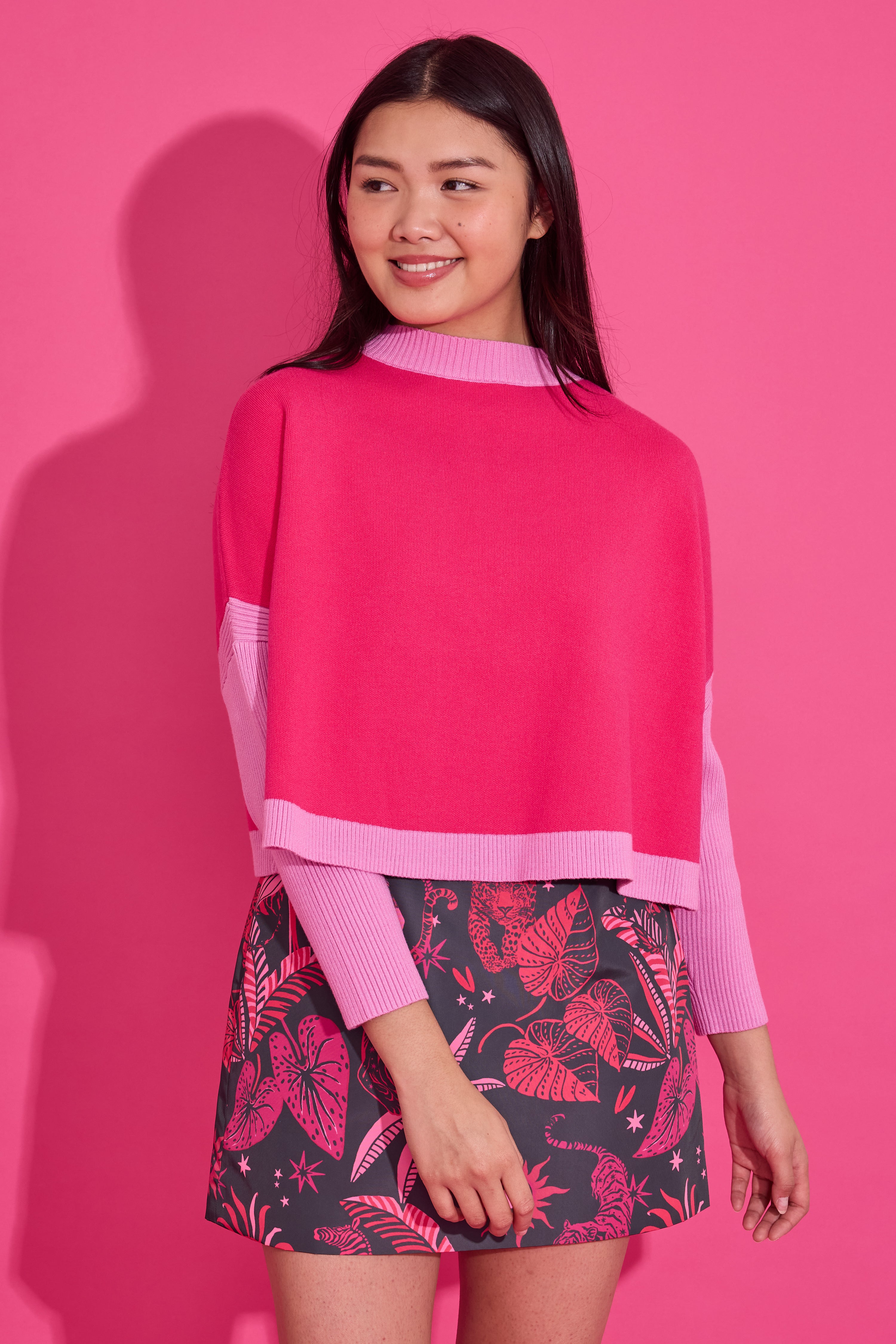 Leona Sweater - Flamingo | Alden Adair