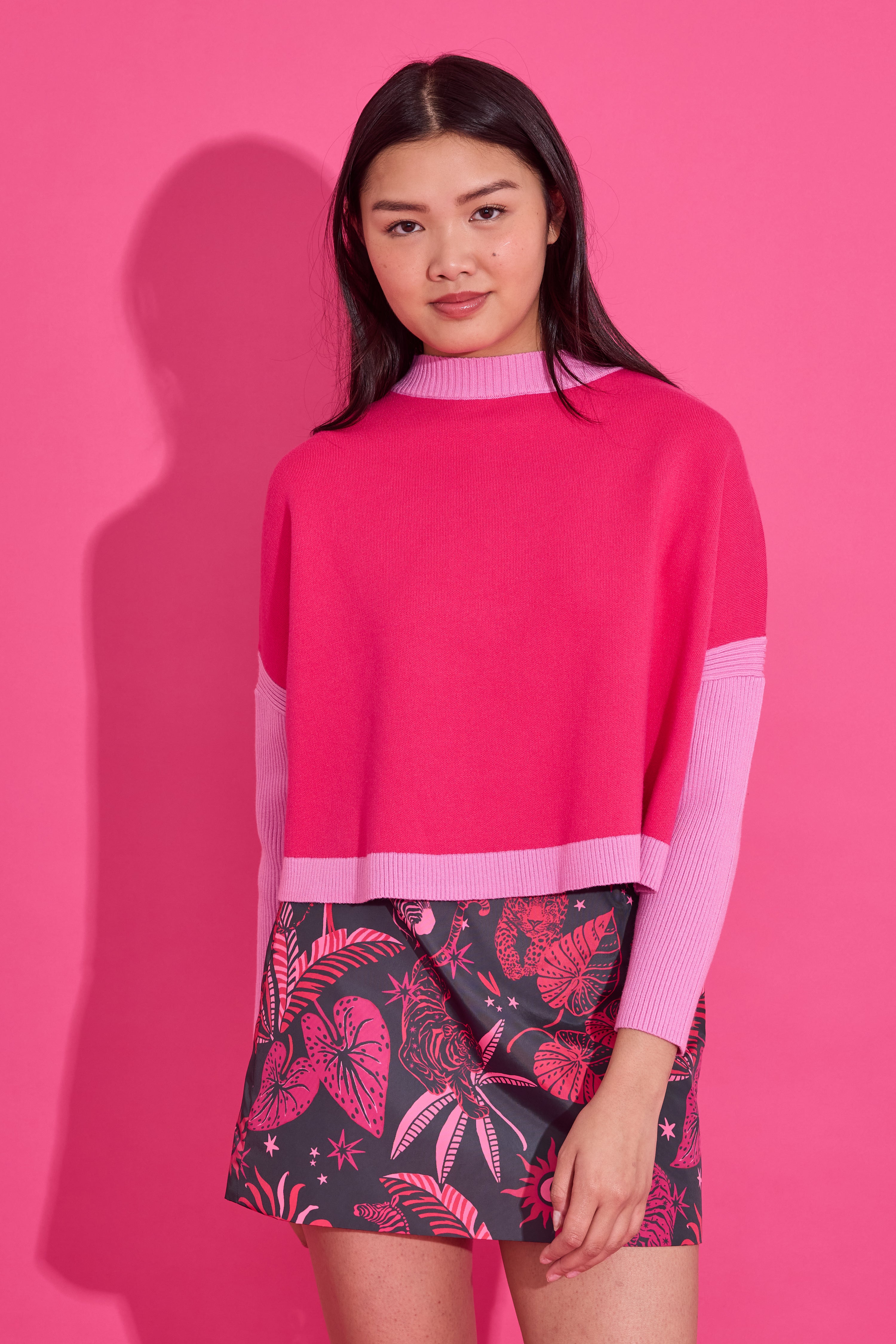Leona Sweater - Flamingo | Alden Adair