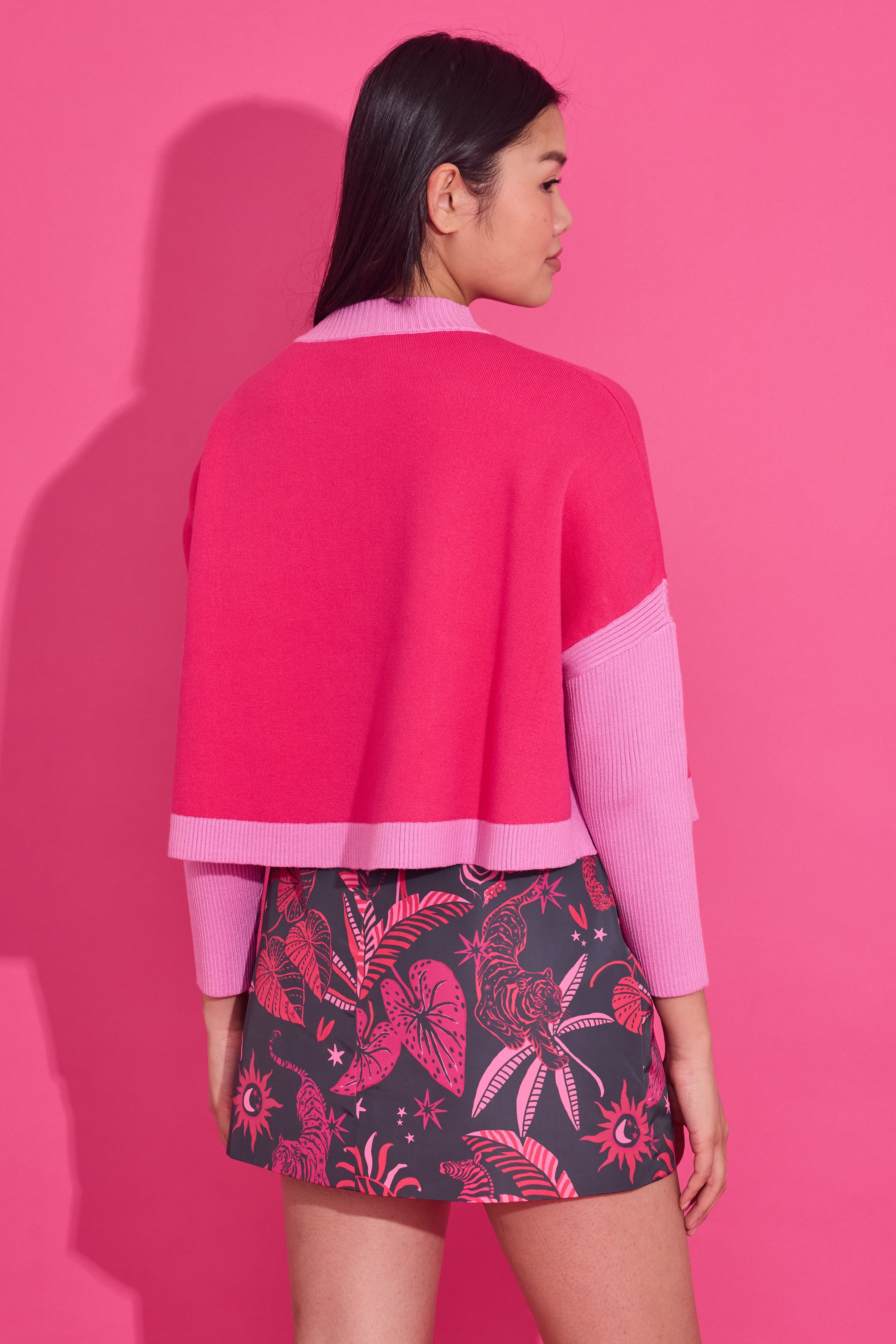 Leona Sweater - Flamingo | Alden Adair