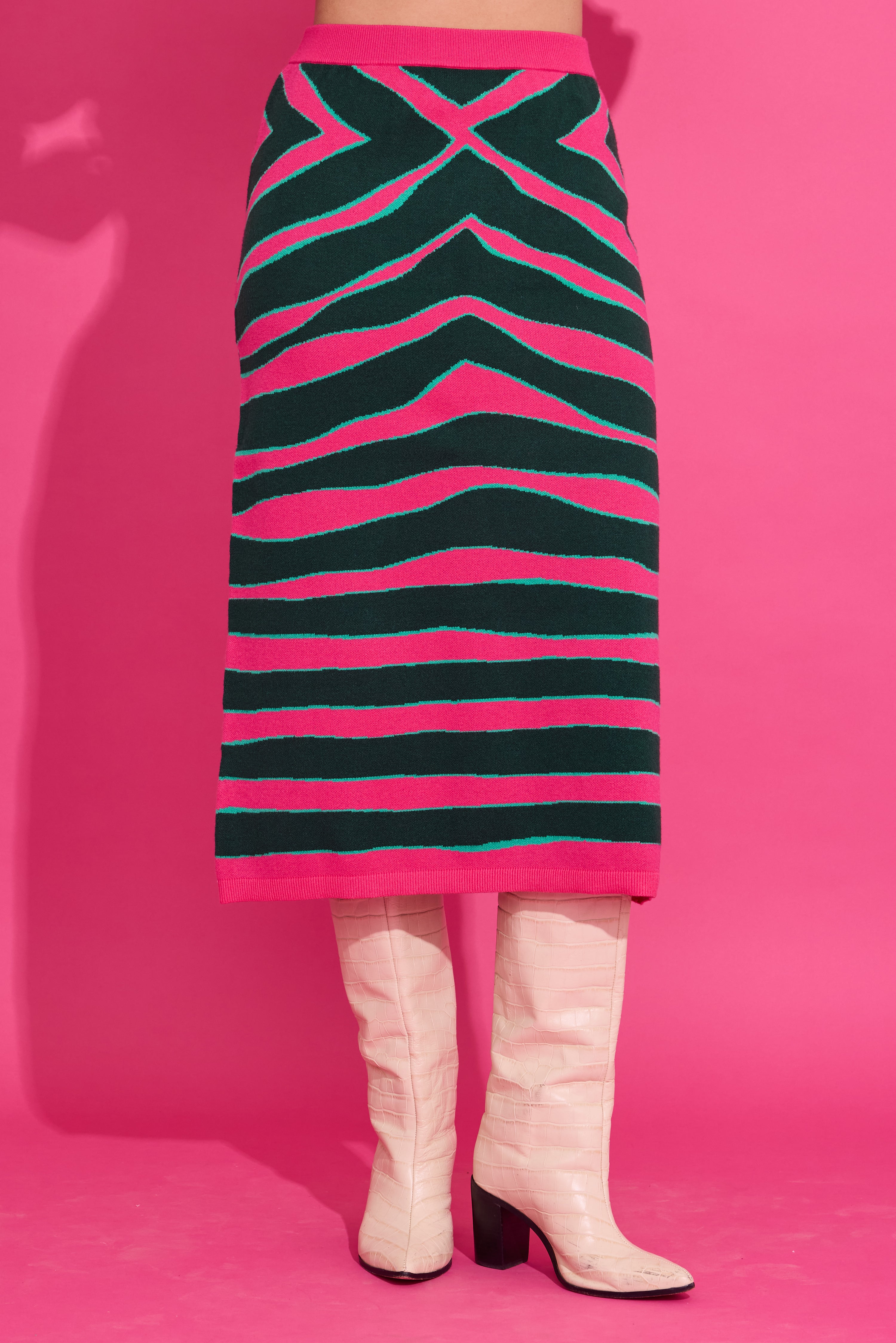 Vivian Skirt - Ziggy Palm | Alden Adair