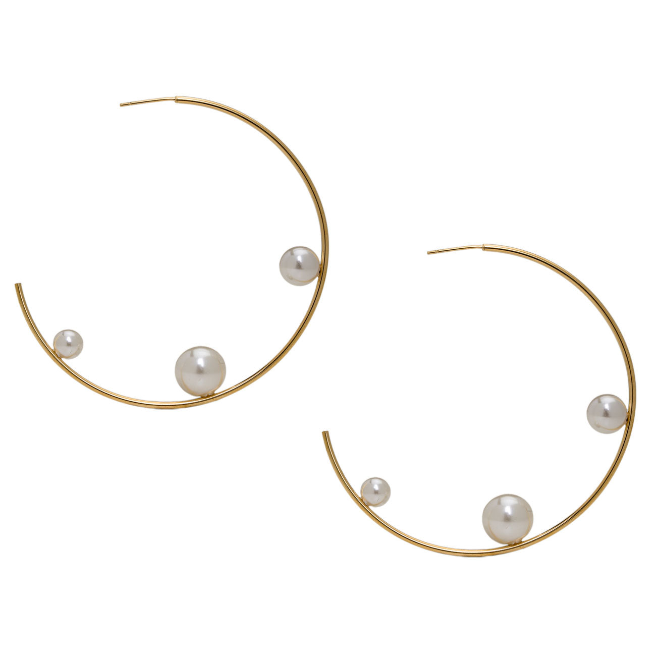 Kristy Pearl Hoops | Bracha