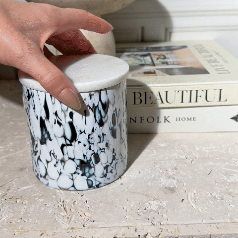 Marble Candle Lid | LAFCO